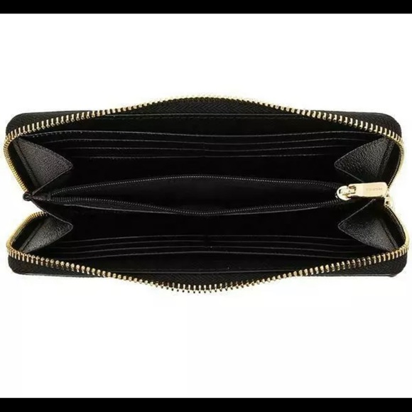 Coach Crossgrain Accordion Zip Around Wallet - Picture 4 of 7